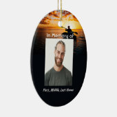 Christelijke Memorial Pocket Kaart Kajakken Sport Keramisch Ornament (Rechts)