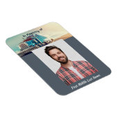 Christelijke Memorial Semi Truck Tractor Trailer Magneet (Rechterzijde)