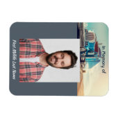 Christelijke Memorial Semi Truck Tractor Trailer Magneet (Horizontaal)