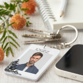 Christelijke Memory Keepsake Mannelijke herten Sleutelhanger (Voorkant Rechts)