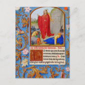 Christelijke middeleeuwse Manuscript opstanding Pa Feestdagenkaart (Voorkant)