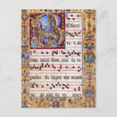 Christelijke middeleeuwse opstanding briefkaart (Voorkant)