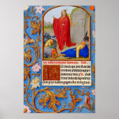Christelijke Middeleeuwse Opstanding van Jezus Pas Poster (Voorkant)