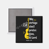 Christelijke MIJN KOORD MOET U PRAISEN Magneet (Voorkant / Achterkant)