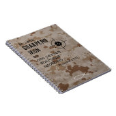 Christelijke militaire laptopcampagne notitieboek (Rechterzijde)