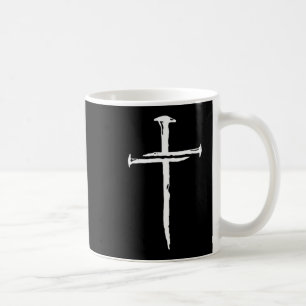 Christelijke Minimalistische Drie Spijkers Kruis R Koffiemok
