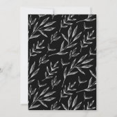 Christelijke minimalistische elegante Classic Leaf Kaart (Achterkant)