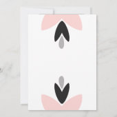 Christelijke Moderne Roze Psalm 46:10 Dameslunch Kaart (Achterkant)