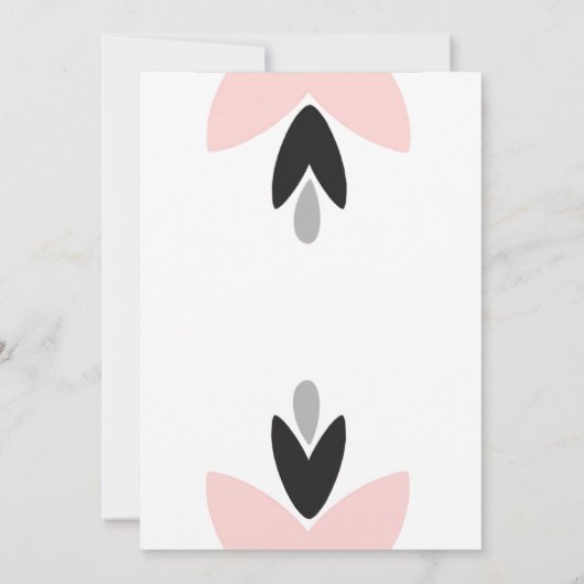 Christelijke Moderne Roze Psalm 46:10 Dameslunch Kaart (Achterkant)