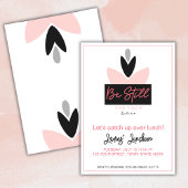 Christelijke Moderne Roze Psalm 46:10 Dameslunch Kaart