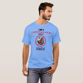 Christelijke moeder tegen BIGWELD grappig T-shirt (Voorkant volledig)
