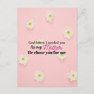 Christelijke Moederdag cadeau geschenk voor mama g Briefkaart