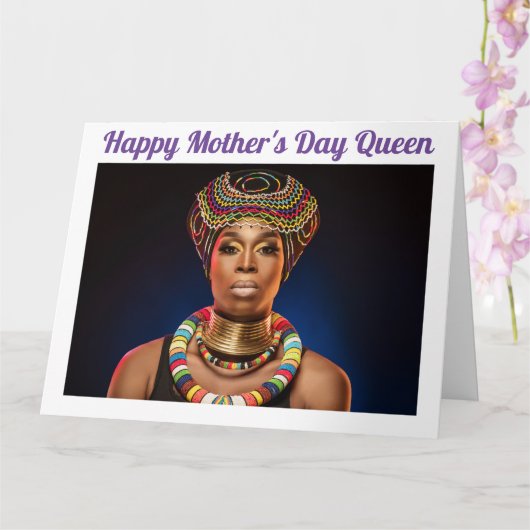 Christelijke Moederdag Kaart (Orchidee)