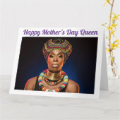 Christelijke Moederdag Kaart (Gele Bloem)