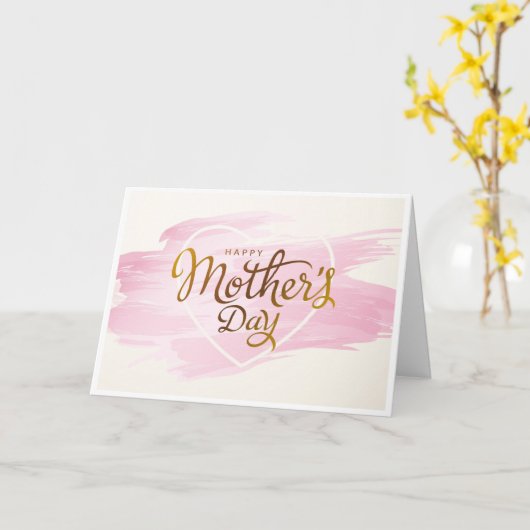 Christelijke Moederdag Kaart (Gele Bloem)