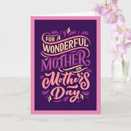 Christelijke Moederdag Kaart (Orchidee)