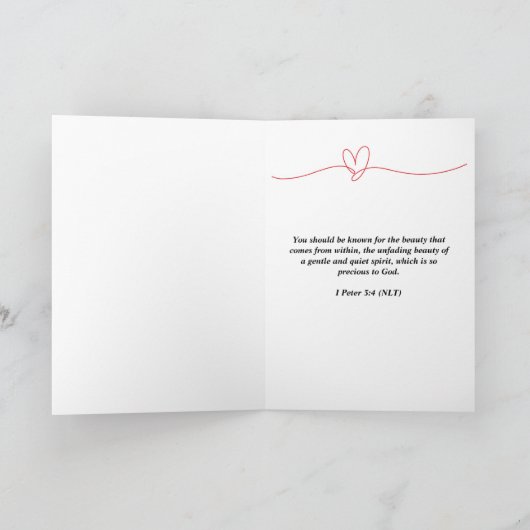 Christelijke Moederdag Kaart (Binnen)