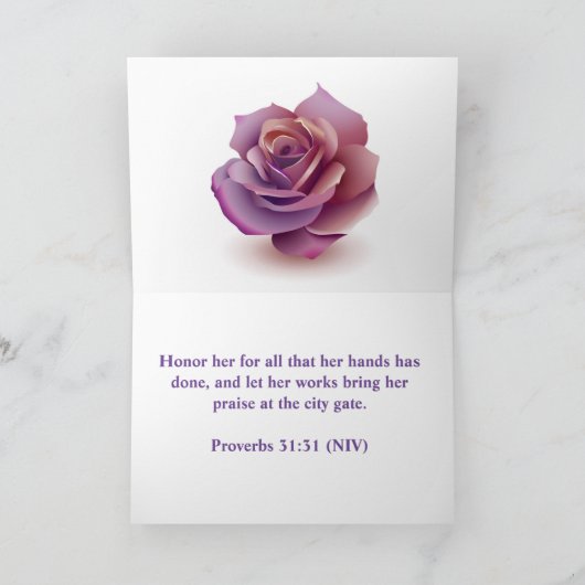 Christelijke Moederdag Kaart (Binnen)