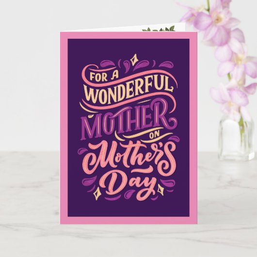 Christelijke Moederdag Kaart (Orchidee)