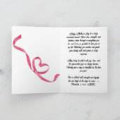 Christelijke Moederdag Kaart voor vriend (Binnen)