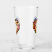 Christelijke Moeder's Gift Bloemhart Glas Cup (Links)