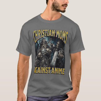 Christelijke moeders tegen anime grappig harde ske t-shirt
