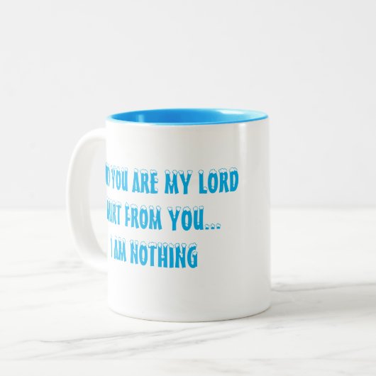 Christelijke Mok - Heer U bent mijn Heer (Voorkant links)