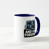 Christelijke Mok, HIJ LEEFT Mok (Voorkant rechts)