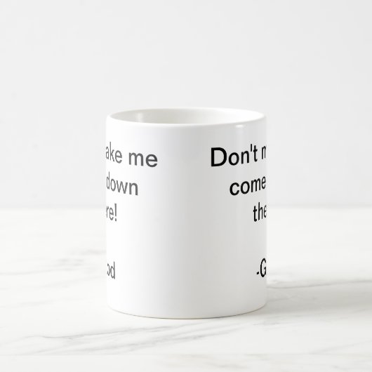 Christelijke mok koffie (Center)