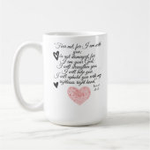 Christelijke mokken, Bijbelvers mok, Gift voor de  Koffiemok (Links)