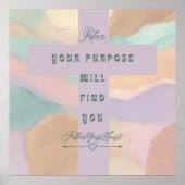 Christelijke Motivatie Cross Canvas Print (Voorkant)