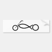 Christelijke motorfietskleding en -accessoires bumpersticker (Voorkant)