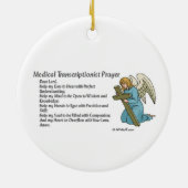 Christelijke MT Prayer Keramisch Ornament (Achterkant)