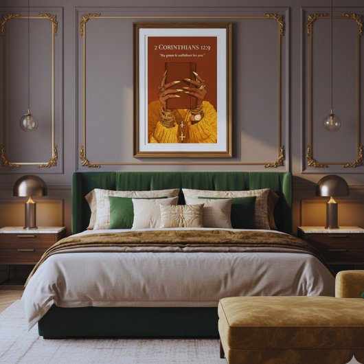 Christelijke muurkunst | Bijbelse Schrift Foto Afdruk