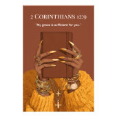 Christelijke muurkunst | Bijbelse Schrift Foto Afdruk (Voorkant)