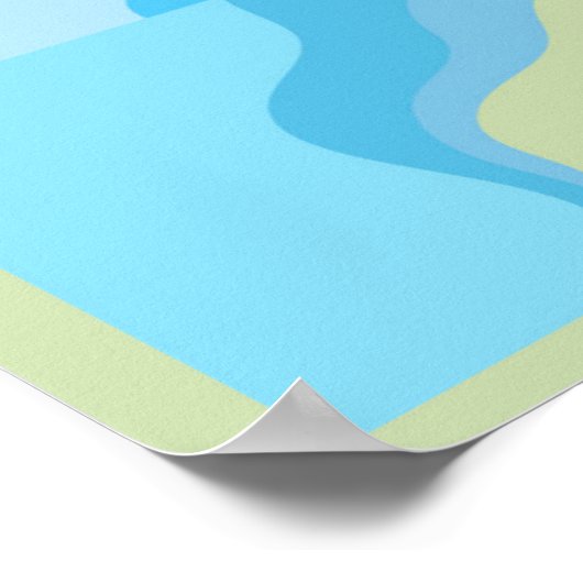 Christelijke muurkunst / geometrisch Poster / Jesu (Hoek)