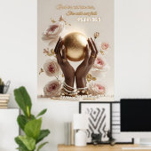 Christelijke muurkunst - Home Decor Poster (Thuiskantoor)