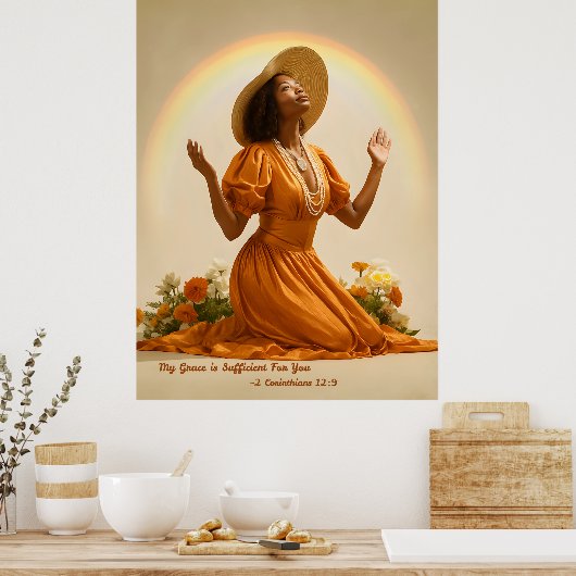 Christelijke muurkunst - Home Decor Poster (Keuken)