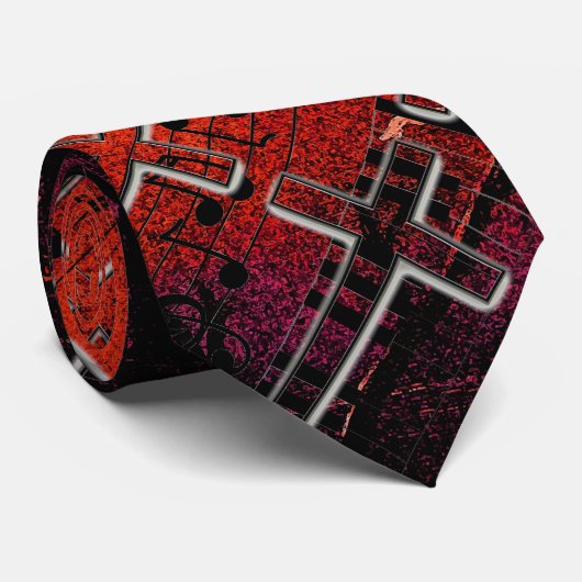 Christelijke muziek stropdas (Opgerold)