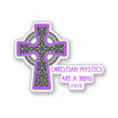 Christelijke mystici zijn een ding sticker (Voorkant)