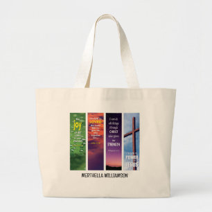 Christelijke Naam Bijbelmeditatie Grote Tote Bag