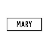 Christelijke naam Mary op een Rubberstempel (Afrduk)