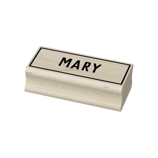 Christelijke naam Mary op een Rubberstempel (Stempel)