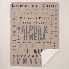 Christelijke namen van God, eenvoudig Sherpa Deken