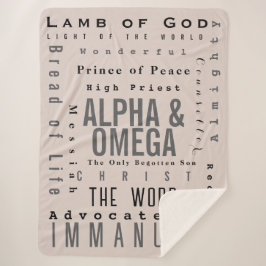 Christelijke namen van God, eenvoudig Sherpa Deken