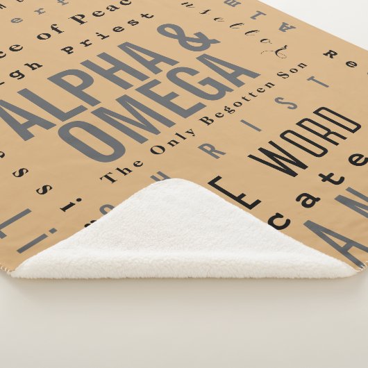 Christelijke namen van God, eenvoudig Sherpa Deken (3/4)