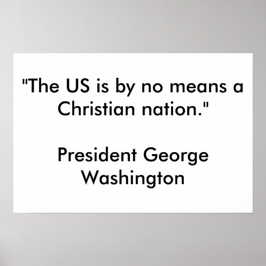 Christelijke natie poster (Voorkant)