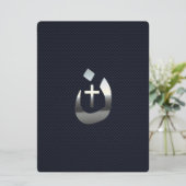 Christelijke Nazarene Cross Solidarity Silver (Staand voorkant)