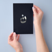 Christelijke Nazarene Cross Solidarity Silver Flyer (Hand)