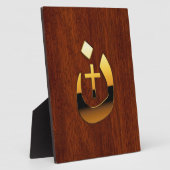 Christelijke nazarene en kruissolidariteit fotoplaat (Zijkant)